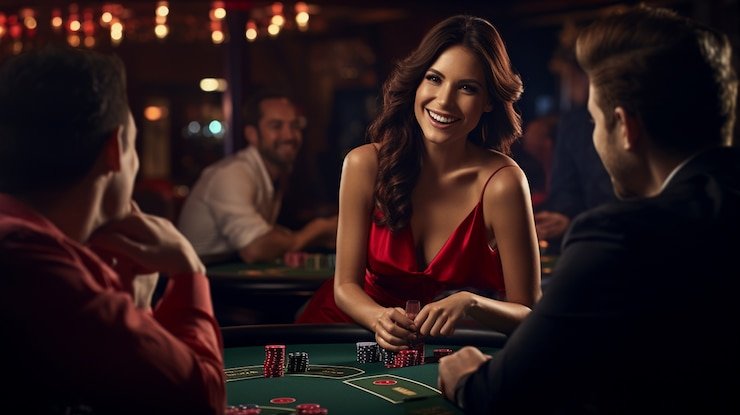 Layar permainan Dragon Tiger live dealer platform boskecil88 dengan dealer berseragam profesional